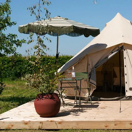 Hoeve De Binnenplaets - Glamping Tent Met Hottub * Schimmert