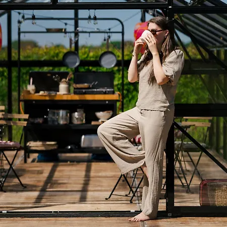 Hoeve De Binnenplaets - Glamping Tent Met Hottub Schimmert